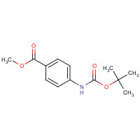 164596-20-7 methyl 4-[(2-methylpropan-2-yl)oxycarbonylamino]benzoate chemical structure