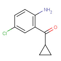 150879-49-5 (2-amino-5-chlorophenyl)-cyclopropylmethanone chemical structure