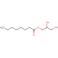 26402-26-6 2,3-dihydroxypropyl octanoate chemical structure