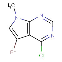 1266343-30-9 5-bromo-4-chloro-7-methylpyrrolo[2,3-d]pyrimidine chemical structure