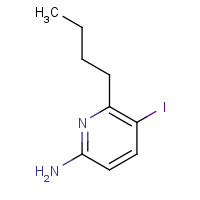 882500-03-0 6-butyl-5-iodopyridin-2-amine chemical structure