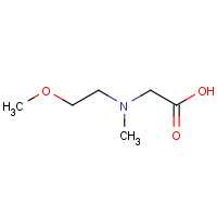 915925-21-2 2-[2-methoxyethyl(methyl)amino]acetic acid chemical structure