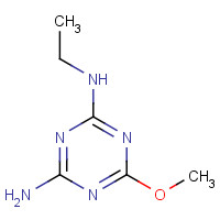 30360-56-6 2-N-ethyl-6-methoxy-1,3,5-triazine-2,4-diamine chemical structure