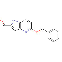 17288-51-6 5-phenylmethoxy-1H-pyrrolo[3,2-b]pyridine-2-carbaldehyde chemical structure