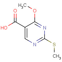 84332-06-9 4-methoxy-2-methylsulfanylpyrimidine-5-carboxylic acid chemical structure