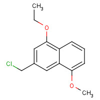 1360914-59-5 3-(chloromethyl)-1-ethoxy-5-methoxynaphthalene chemical structure
