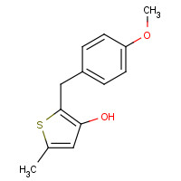 1350835-46-9 2-[(4-methoxyphenyl)methyl]-5-methylthiophen-3-ol chemical structure