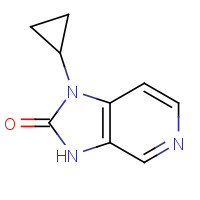 380605-29-8 1-cyclopropyl-3H-imidazo[4,5-c]pyridin-2-one chemical structure