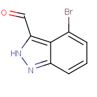 885521-76-6 4-bromo-2H-indazole-3-carbaldehyde chemical structure