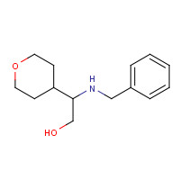 1457706-42-1 2-(benzylamino)-2-(oxan-4-yl)ethanol chemical structure