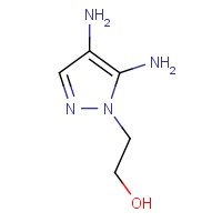 155601-17-5 2-(4,5-diaminopyrazol-1-yl)ethanol chemical structure