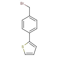 81443-46-1 2-[4-(bromomethyl)phenyl]thiophene chemical structure