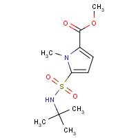 519056-59-8 methyl 5-(tert-butylsulfamoyl)-1-methylpyrrole-2-carboxylate chemical structure