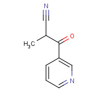 1071089-08-1 2-methyl-3-oxo-3-pyridin-3-ylpropanenitrile chemical structure