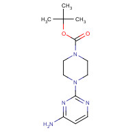 1041054-18-5 tert-butyl 4-(4-aminopyrimidin-2-yl)piperazine-1-carboxylate chemical structure