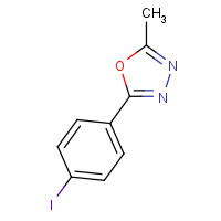 303065-86-3 2-(4-iodophenyl)-5-methyl-1,3,4-oxadiazole chemical structure