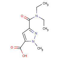 1004727-28-9 5-(diethylcarbamoyl)-2-methylpyrazole-3-carboxylic acid chemical structure