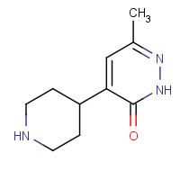 885031-91-4 3-methyl-5-piperidin-4-yl-1H-pyridazin-6-one chemical structure