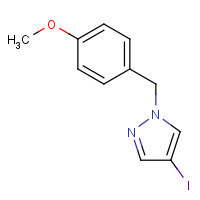 905751-58-8 4-iodo-1-[(4-methoxyphenyl)methyl]pyrazole chemical structure