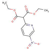 60891-70-5 diethyl 2-(5-nitropyridin-2-yl)propanedioate chemical structure