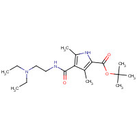 590424-04-7 tert-butyl 4-[2-(diethylamino)ethylcarbamoyl]-3,5-dimethyl-1H-pyrrole-2-carboxylate chemical structure