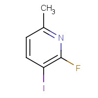 884494-48-8 2-fluoro-3-iodo-6-methylpyridine chemical structure