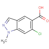 1176671-62-7 6-chloro-1-methylindazole-5-carboxylic acid chemical structure