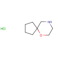 1321518-38-0 6-oxa-9-azaspiro[4.5]decane;hydrochloride chemical structure