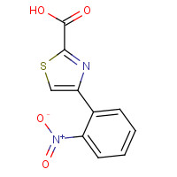 1141669-77-3 4-(2-nitrophenyl)-1,3-thiazole-2-carboxylic acid chemical structure