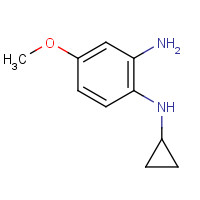 1356483-92-5 1-N-cyclopropyl-4-methoxybenzene-1,2-diamine chemical structure