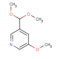 1087659-15-1 3-(dimethoxymethyl)-5-methoxypyridine chemical structure