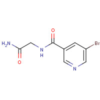 1248192-48-4 N-(2-amino-2-oxoethyl)-5-bromopyridine-3-carboxamide chemical structure