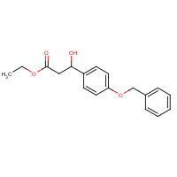 328396-03-8 ethyl 3-hydroxy-3-(4-phenylmethoxyphenyl)propanoate chemical structure