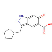 1093293-94-7 3-(cyclopentylmethyl)-6-oxo-1,2-dihydroindazole-5-carboxylic acid chemical structure