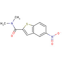 20532-45-0 N,N-dimethyl-5-nitro-1-benzothiophene-2-carboxamide chemical structure