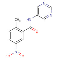 925898-37-9 2-methyl-5-nitro-N-pyrimidin-5-ylbenzamide chemical structure