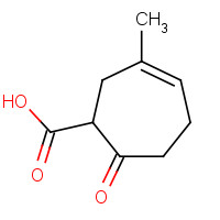 1424995-64-1 3-methyl-7-oxocyclohept-3-ene-1-carboxylic acid chemical structure