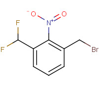 1258546-78-9 1-(bromomethyl)-3-(difluoromethyl)-2-nitrobenzene chemical structure