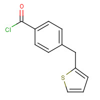 1151512-19-4 4-(thiophen-2-ylmethyl)benzoyl chloride chemical structure