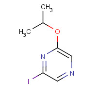 125060-56-2 2-iodo-6-propan-2-yloxypyrazine chemical structure