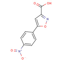 899820-05-4 5-(4-nitrophenyl)-1,2-oxazole-3-carboxylic acid chemical structure