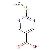110099-94-0 2-methylsulfanylpyrimidine-5-carboxylic acid chemical structure