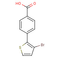 930111-09-4 4-(3-bromothiophen-2-yl)benzoic acid chemical structure