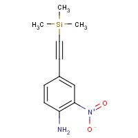 518982-26-8 2-nitro-4-(2-trimethylsilylethynyl)aniline chemical structure
