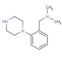 494783-13-0 N,N-dimethyl-1-(2-piperazin-1-ylphenyl)methanamine chemical structure