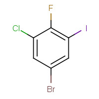56141-12-9 5-bromo-1-chloro-2-fluoro-3-iodobenzene chemical structure