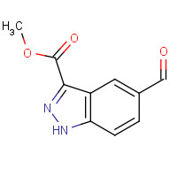 1033772-29-0 methyl 5-formyl-1H-indazole-3-carboxylate chemical structure