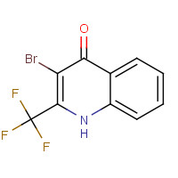 59108-47-3 3-bromo-2-(trifluoromethyl)-1H-quinolin-4-one chemical structure