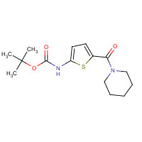 1094071-12-1 tert-butyl N-[5-(piperidine-1-carbonyl)thiophen-2-yl]carbamate chemical structure