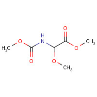 143995-55-5 methyl 2-methoxy-2-(methoxycarbonylamino)acetate chemical structure